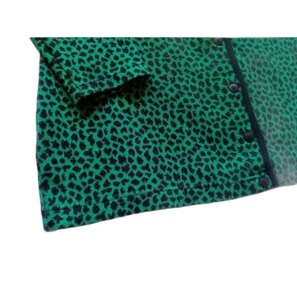 Vintage Neiman Marcus Adrienne Vittadini 80s Animal Print Medium Sweater Leopard - Picture 5 of 12